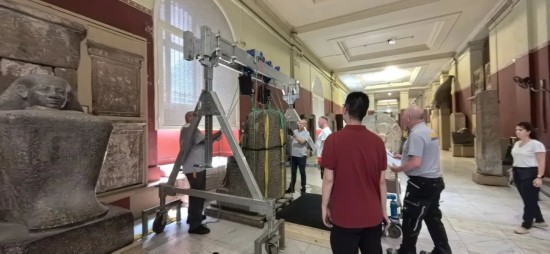 凯发AG：788件“金字塔之巅：古埃及文明大展”文物抵沪(图2)