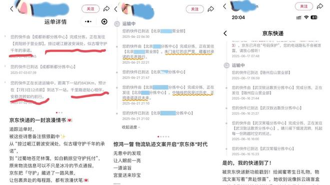 快递信息变得更诗意了？京东物流回应：通过大模型技术生成(图1)