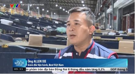 凯发k8旗舰厅ag：百世越南接受越南国家电视台采访智慧物流显实力(图1)